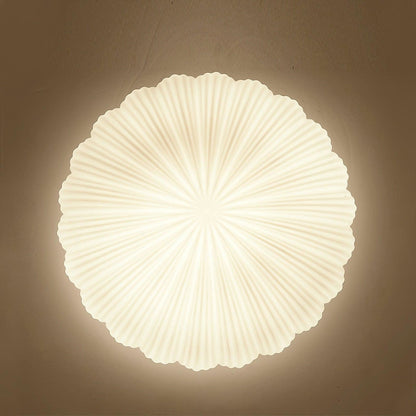 Modern Glass Flush Ceiling Light 1-Light