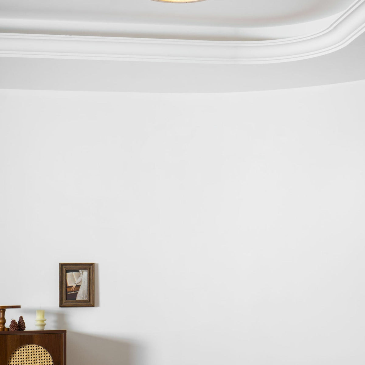 Modern Travertine Slim Profile Ceiling Light 1-Light