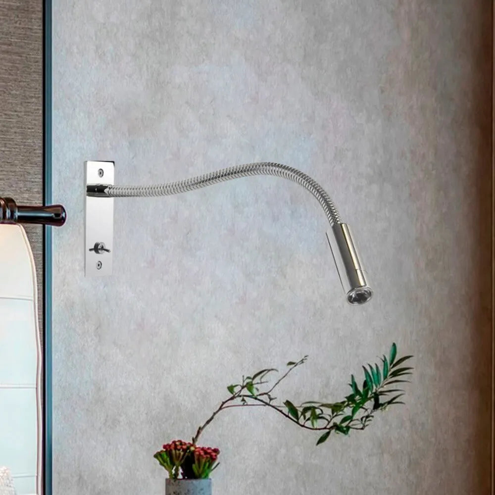 Modern Stainless Steel Wall Light 1-Light