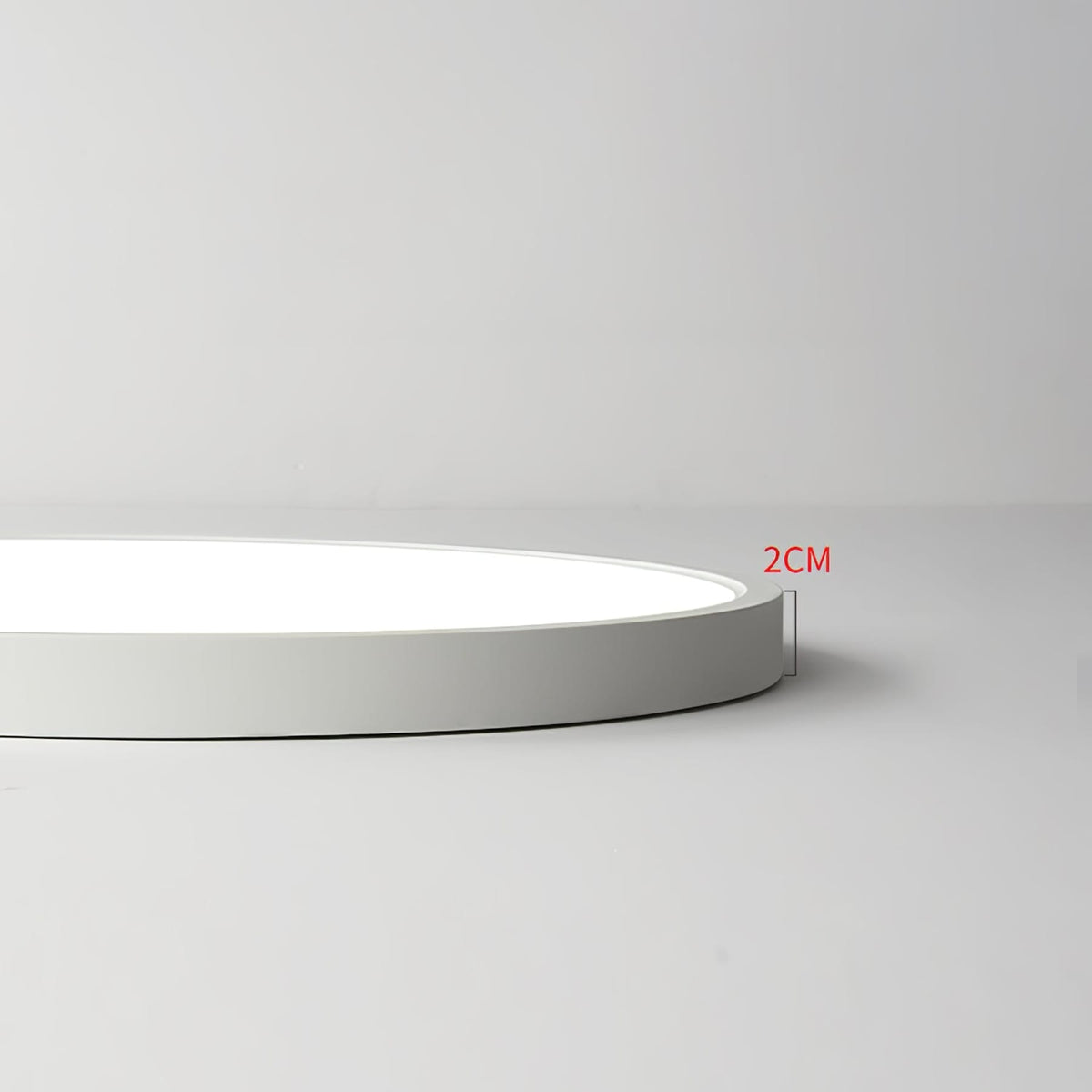 Minimalist Iron Slim Low-Profile Ceiling Light 1-Light