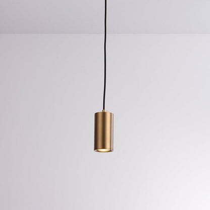 Nordic Minimalist Column Iron Pendant Light 1-Light