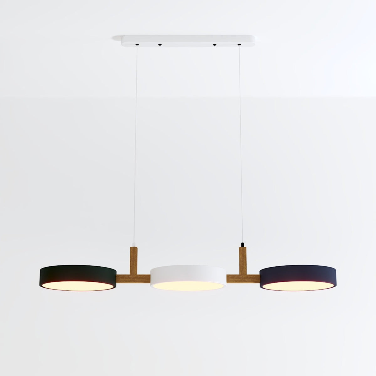 Modern Iron Linear Pendant Light 1-Light
