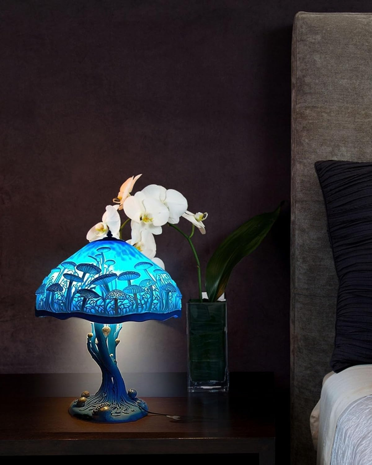 Vintage Mushroom Table Lamp LED 1-Light