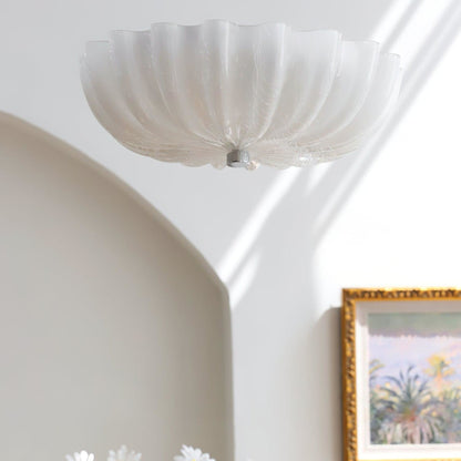 Vintage Iron Flush Ceiling Light 1-Light