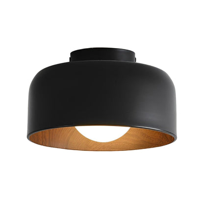 Modern Iron Semi-Flush Ceiling Light 1-Light