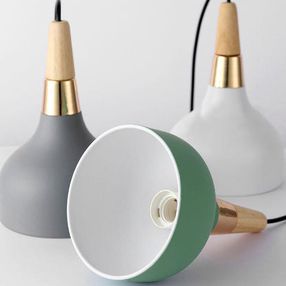Contemporary Macaron Disc Pendant 1-Light