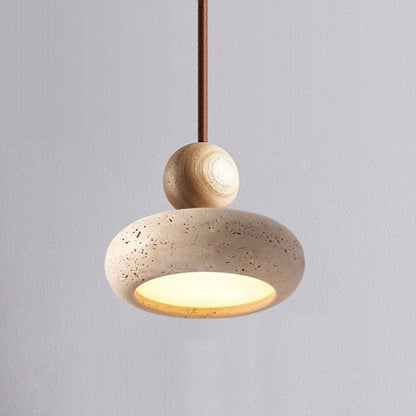 Modern Stone Pendant Light 1-Light