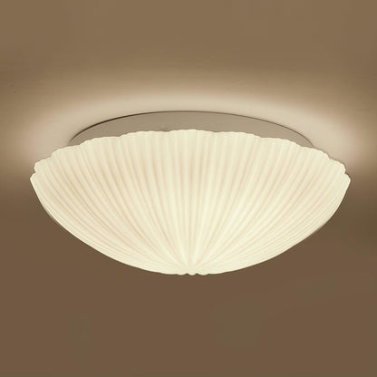 Modern Glass Flush Ceiling Light 1-Light