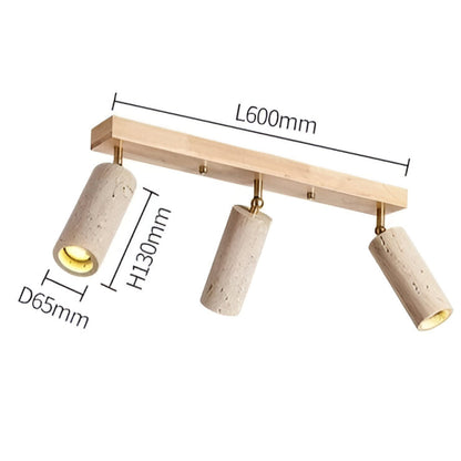 Modern Stone White Ceiling Light 1-Light