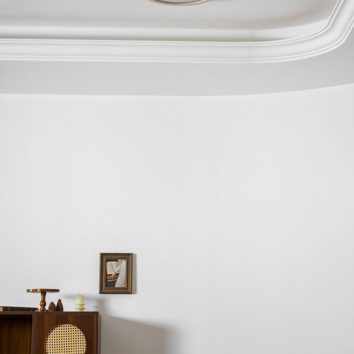 Modern Travertine Slim Profile Ceiling Light 1-Light