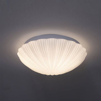 Modern Glass Flush Ceiling Light 1-Light