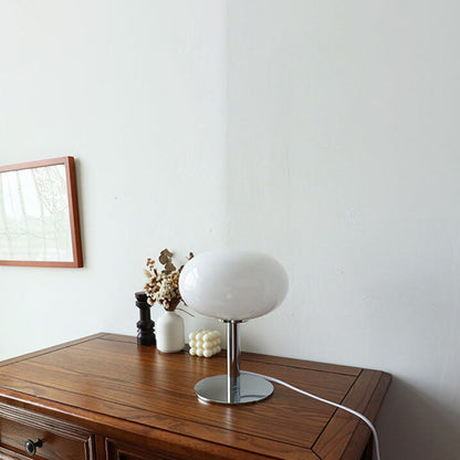 Nordic Retro Round Glass Table Lamp 1-Light