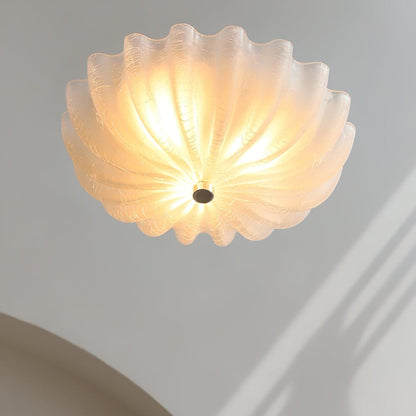 Vintage Iron Flush Ceiling Light 1-Light