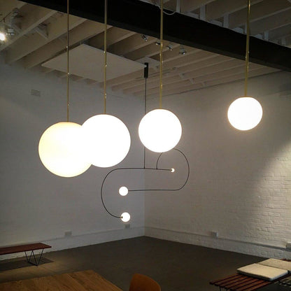 Modern Plastic Pendant Light 1-Light