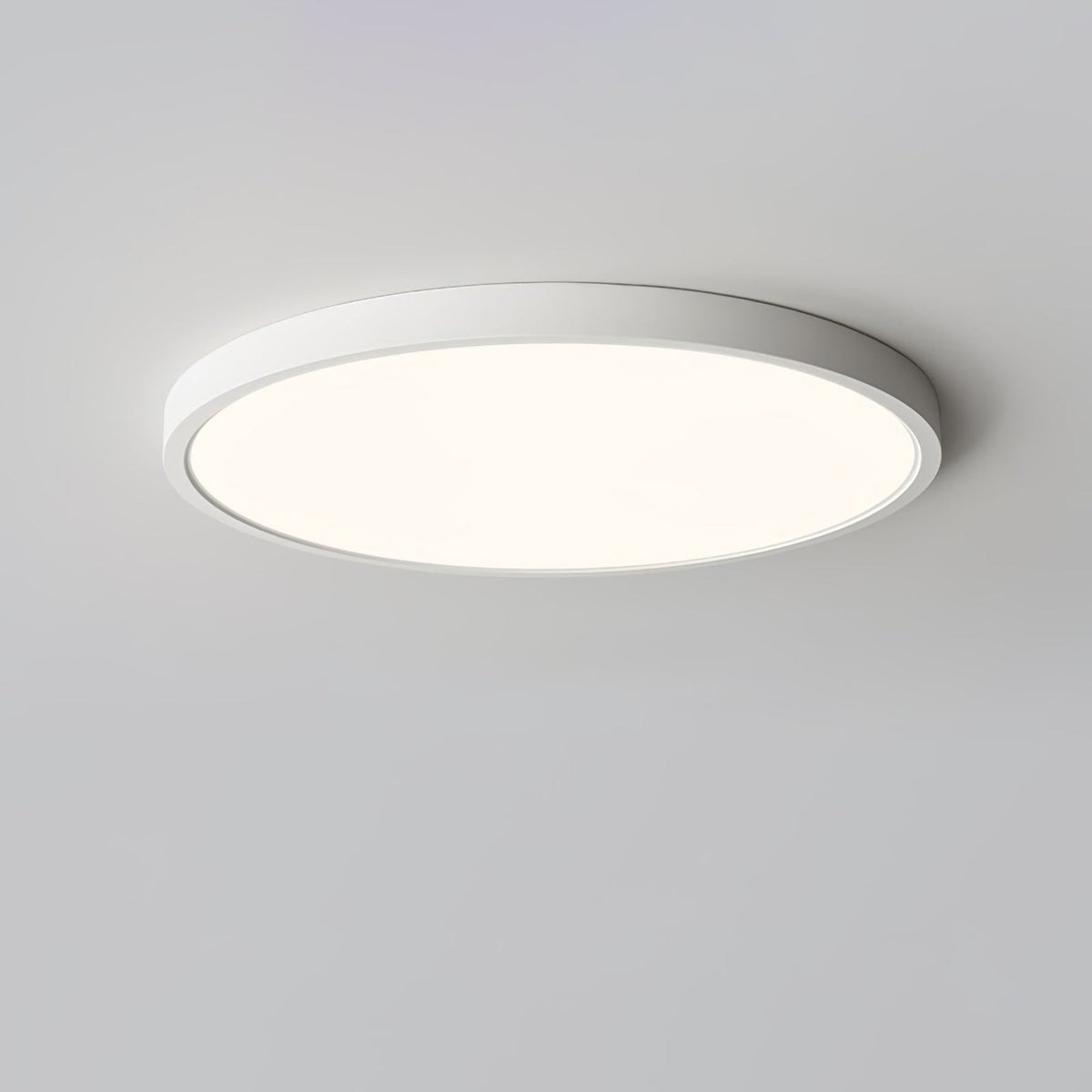 Minimalist Iron Slim Low-Profile Ceiling Light 1-Light