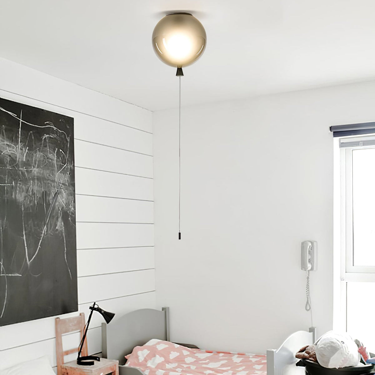 Modern Acrylic Flush Ceiling Light 1-Light