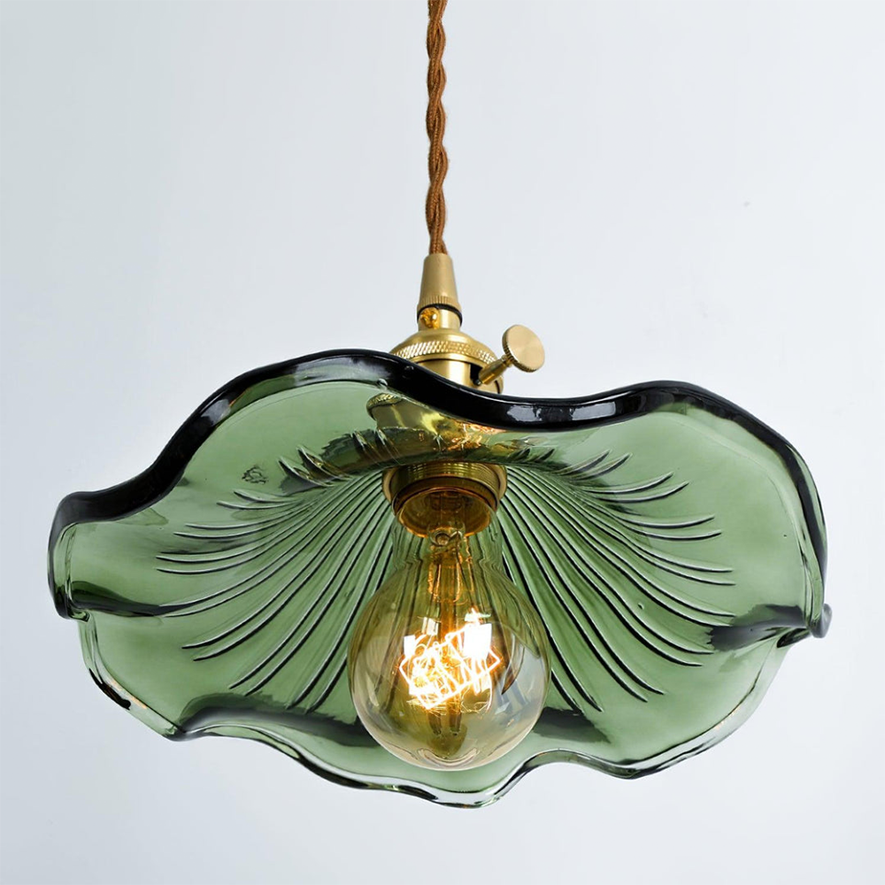 Contemporary Grass Flower Pendant Light 1-Light