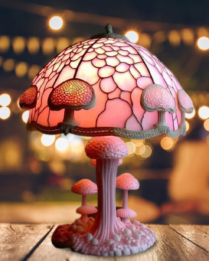 Vintage Mushroom Table Lamp LED 1-Light