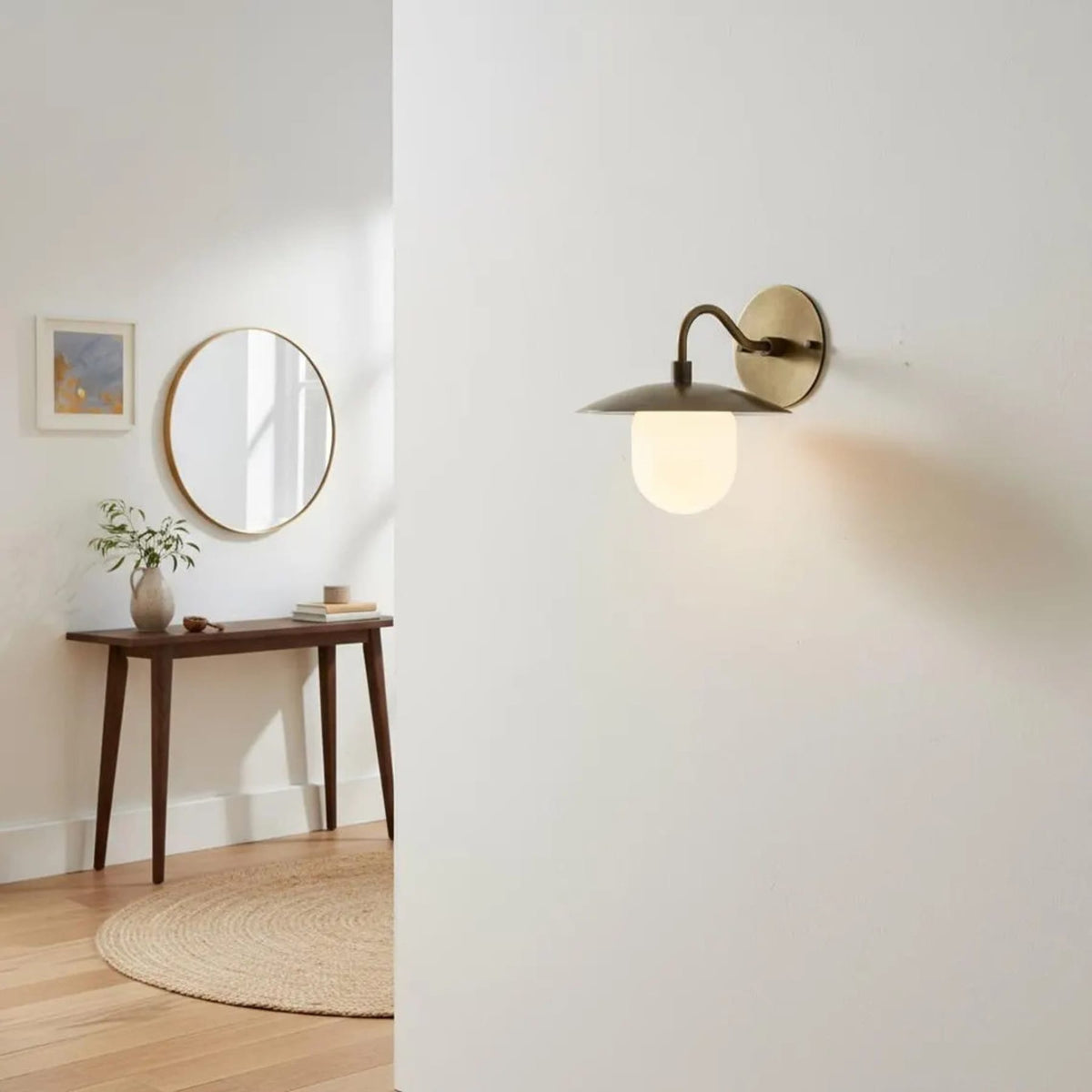 Modern Iron Brass Wall Light 1-Light