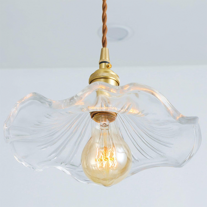 Contemporary Grass Flower Pendant Light 1-Light