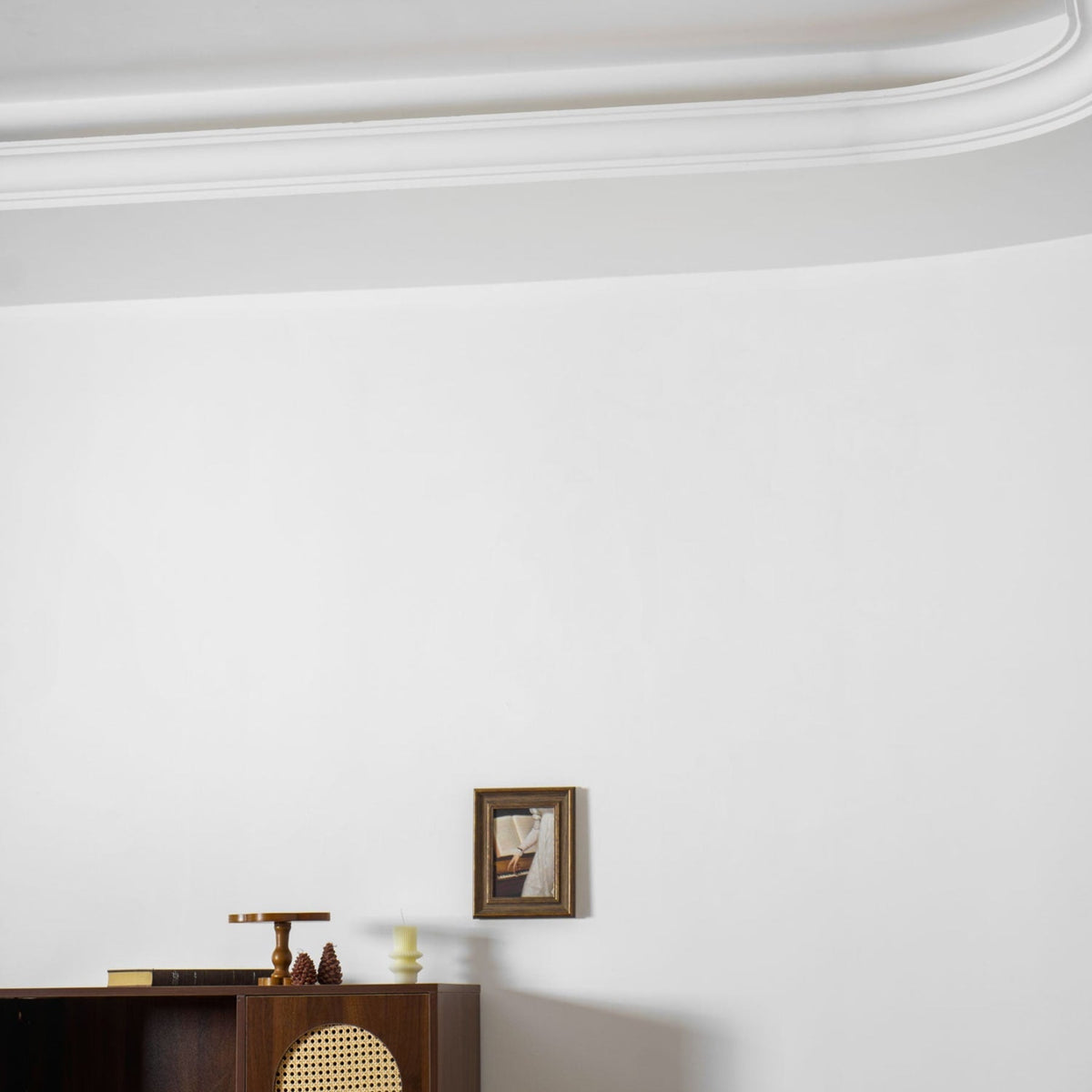 Modern Travertine Slim Profile Ceiling Light 1-Light