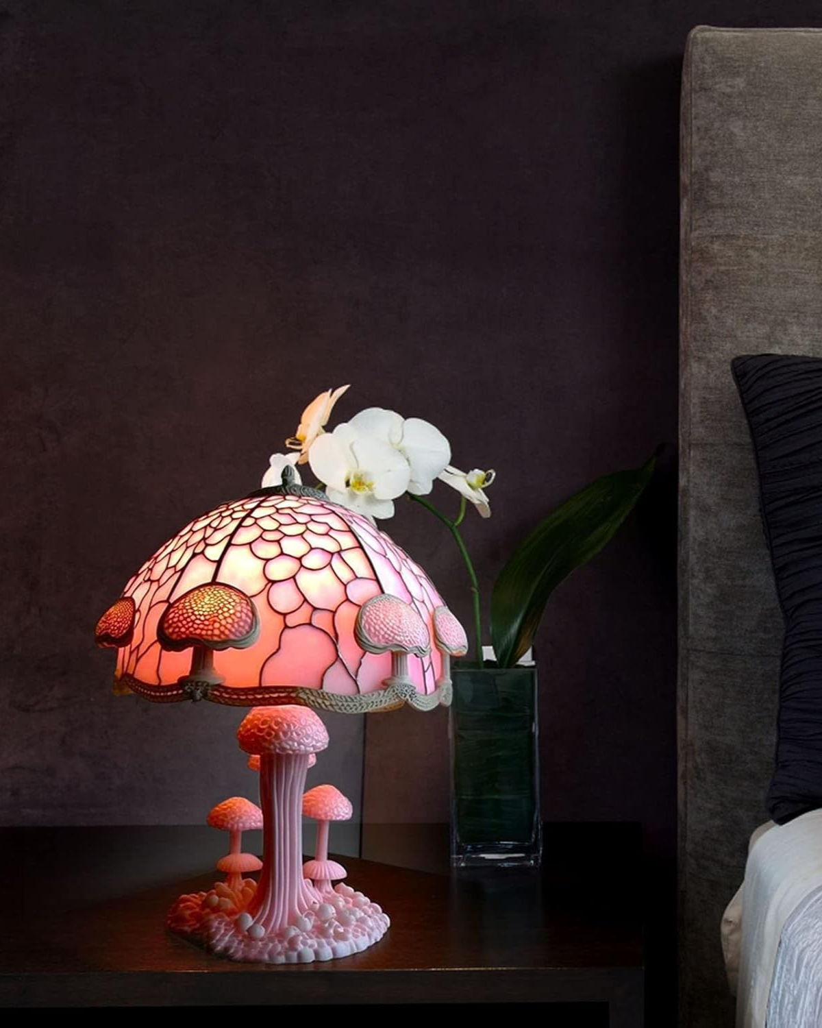 Vintage Mushroom Table Lamp LED 1-Light