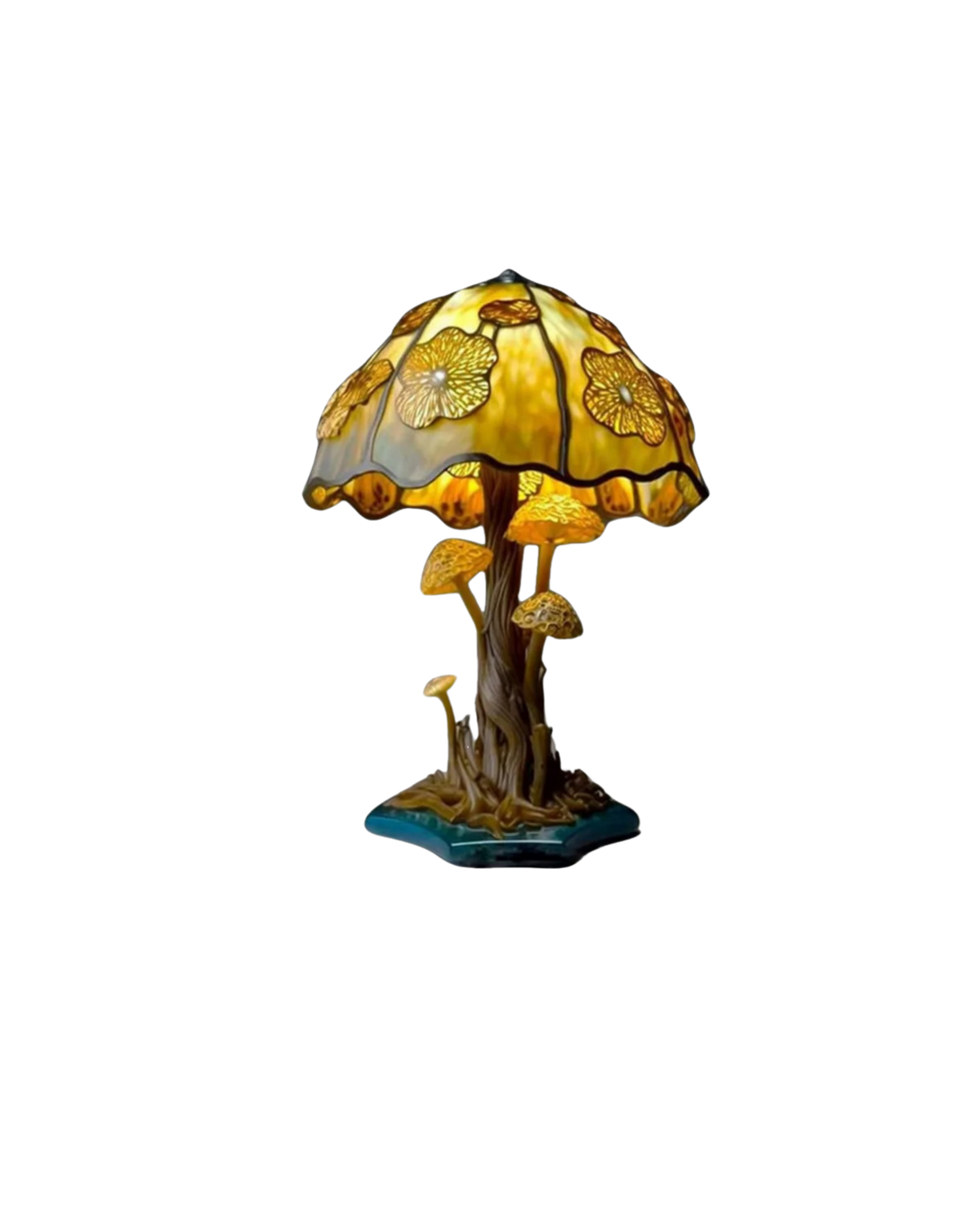 Vintage Mushroom Table Lamp LED 1-Light
