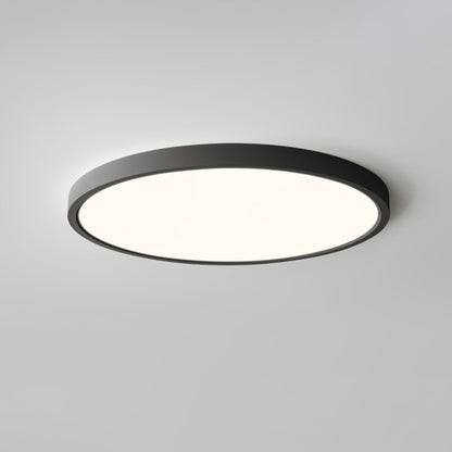 Minimalist Iron Slim Low-Profile Ceiling Light 1-Light