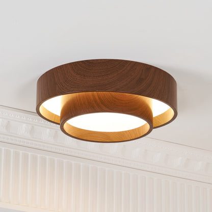 Scandinavian Iron Flush Ceiling Light 1-Light