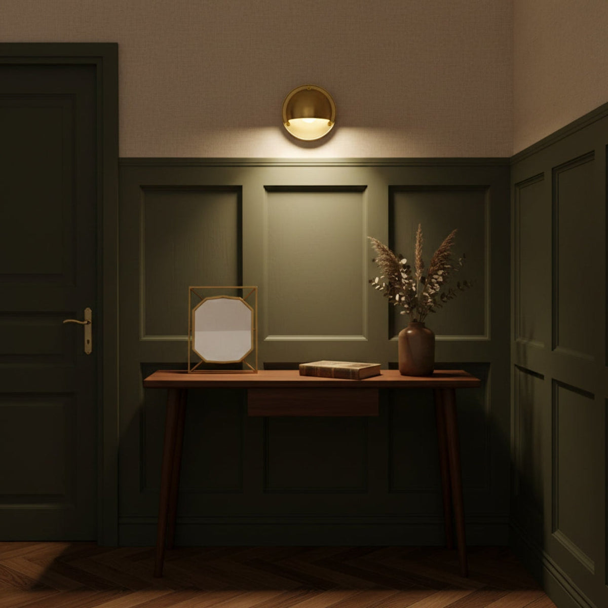 Modern Copper Dimmable Tri-Colour Wall Light 1-Light