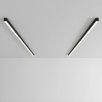 Minimalist Aluminium Linear Ceiling Light 1-Light
