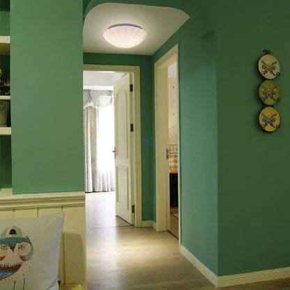 Modern Glass Flush Ceiling Light 1-Light