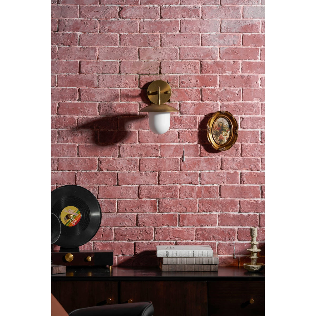Modern Iron Brass Wall Light 1-Light