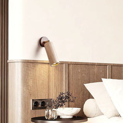 Modern Travertine Ø6.5 Wall Light 1-Light