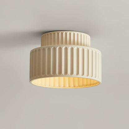 Modern Resin Semi-Flush Ceiling Light 1-Light