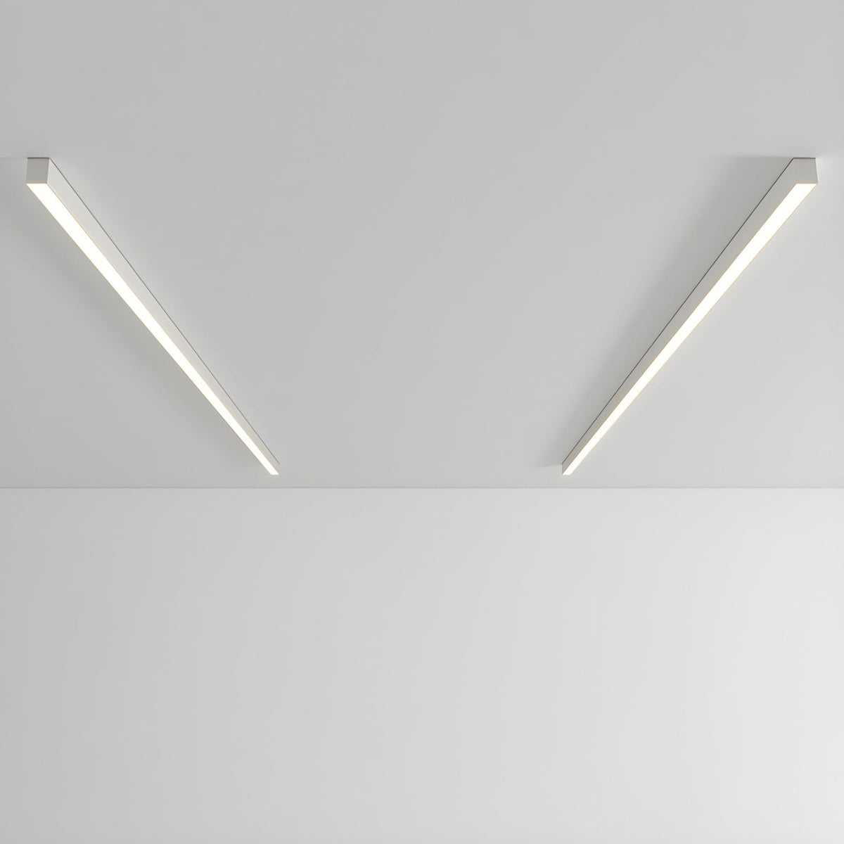 Minimalist Aluminium Linear Ceiling Light 1-Light
