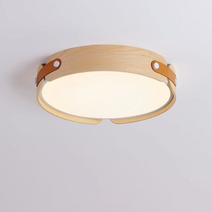 Scandinavian Iron Slim Low-Profile Ceiling Light 1-Light