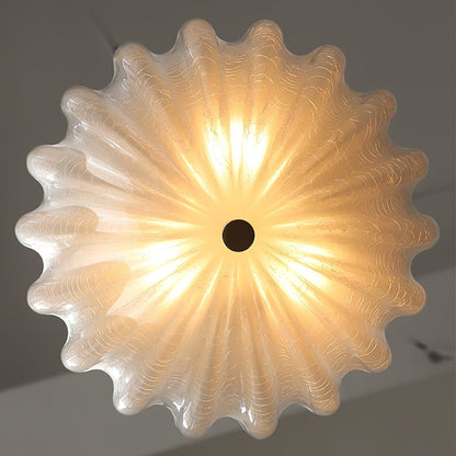 Vintage Iron Flush Ceiling Light 1-Light
