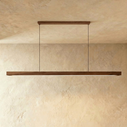Minimalist Wood Daylight Pendant Light 1-Light