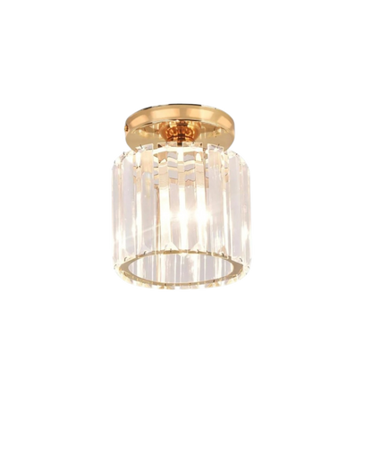 Contemporary Glass Square Ceiling Light 1-Light