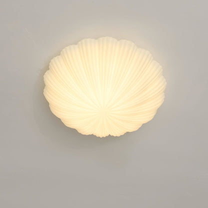 Modern Glass Flush Ceiling Light 1-Light