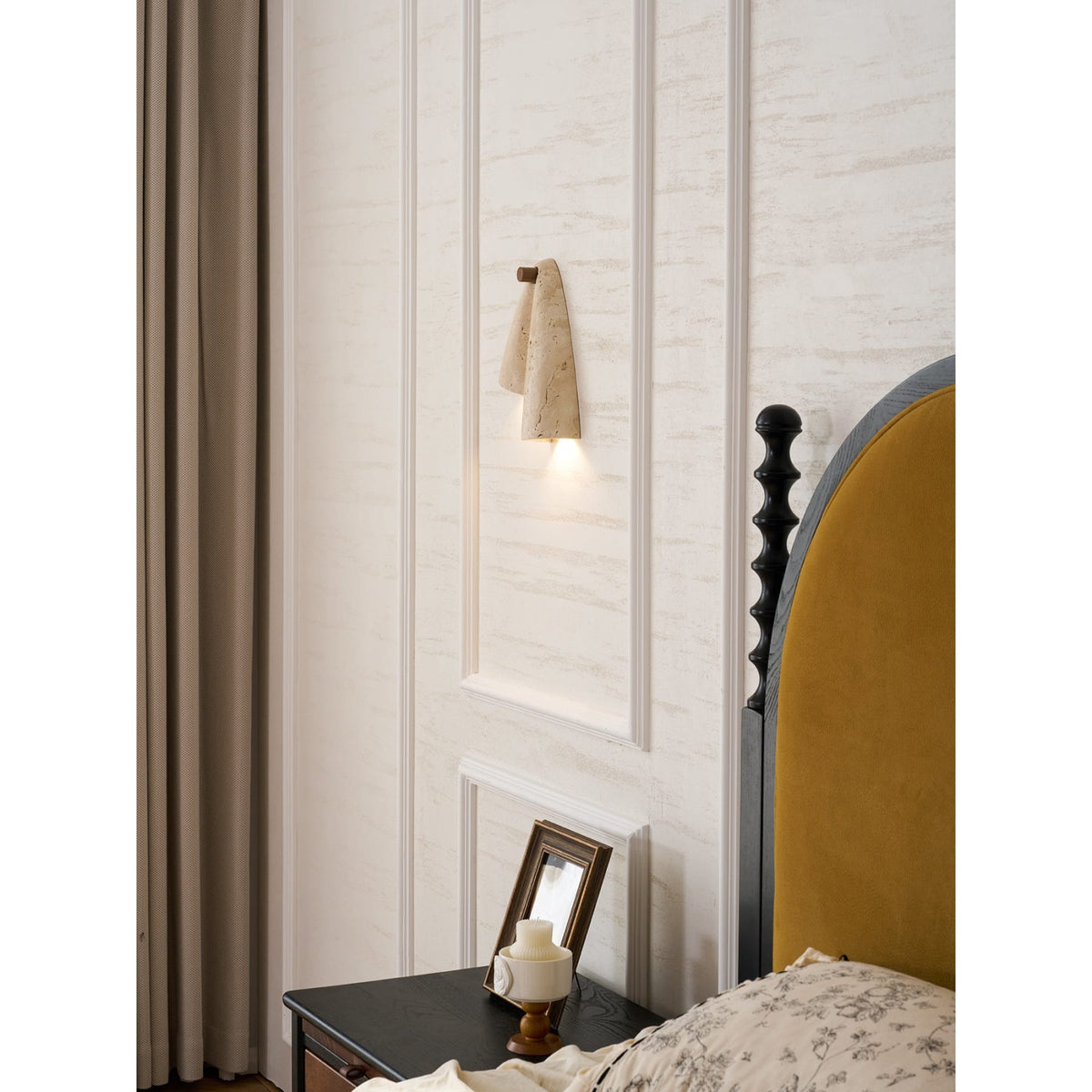 Modern Travertine Wall Light 2-Light