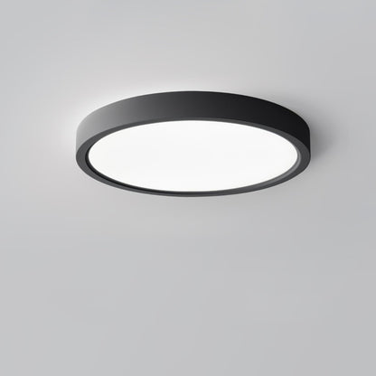 Minimalist Iron Slim Low-Profile Ceiling Light 1-Light
