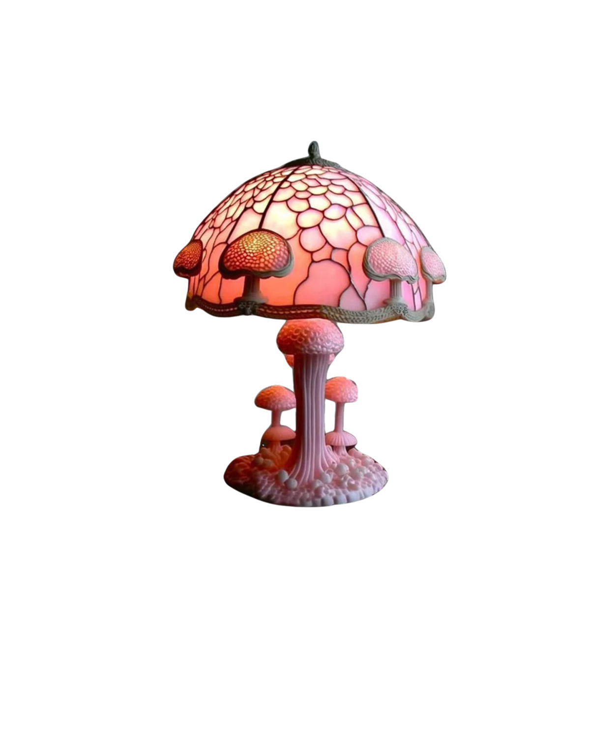 Vintage Mushroom Table Lamp LED 1-Light
