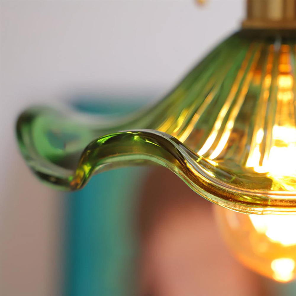 Contemporary Grass Flower Pendant Light 1-Light