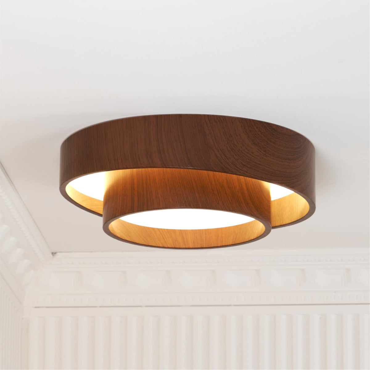 Scandinavian Iron Flush Ceiling Light 1-Light