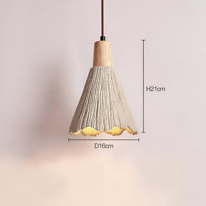 Wabi-Sabi Cement E27 Pendant Light 1-Light