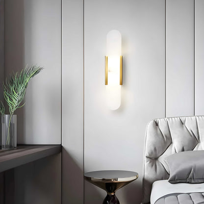 Scandinavian Alabaster Marble Wall Sconce LED 1-Light