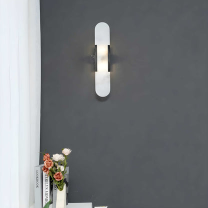 Scandinavian Alabaster Marble Wall Sconce LED 1-Light