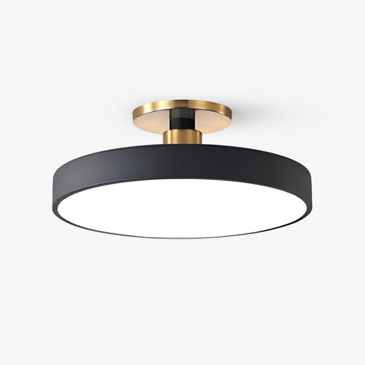 Contemporary Round LED Flush Mount Ceiling Light 1-Light